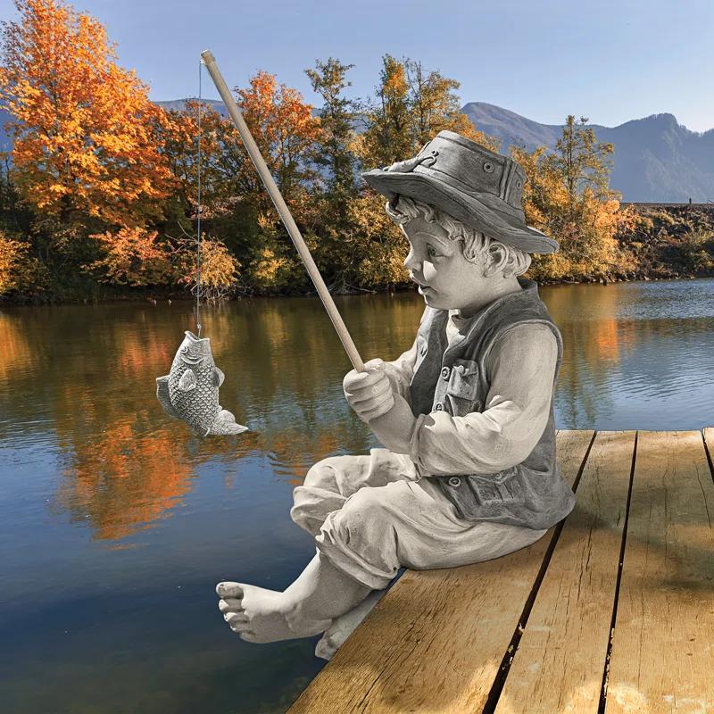 Design Toscano Frederic The Little Fisherman of Avignon Statue