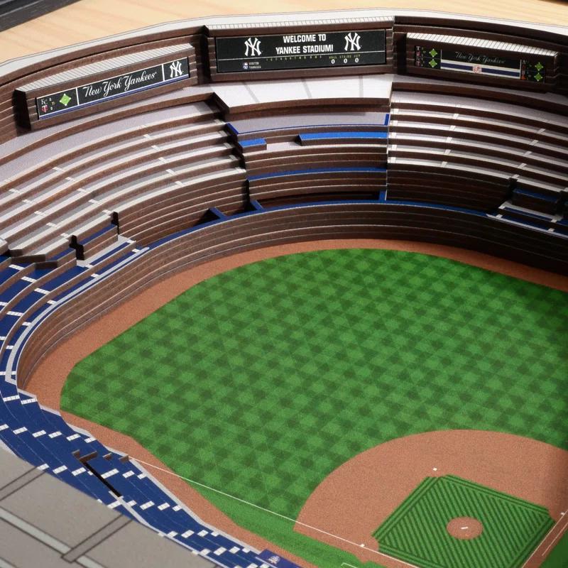 YouTheFan MLB 25-Layer StadiumViews 3D Wall Art