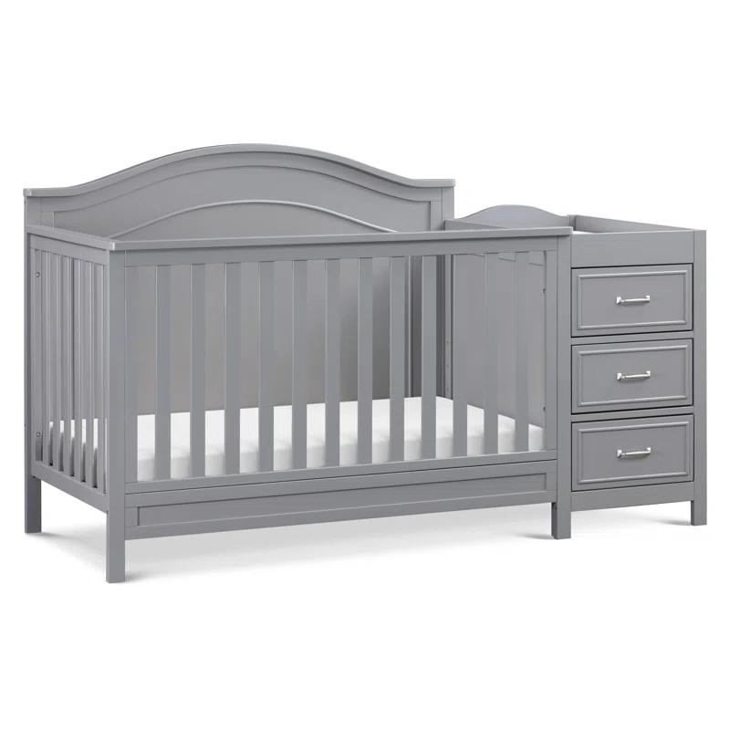 daVinci Charlie 4-in-1 Convertible Crib and Changer with Storage