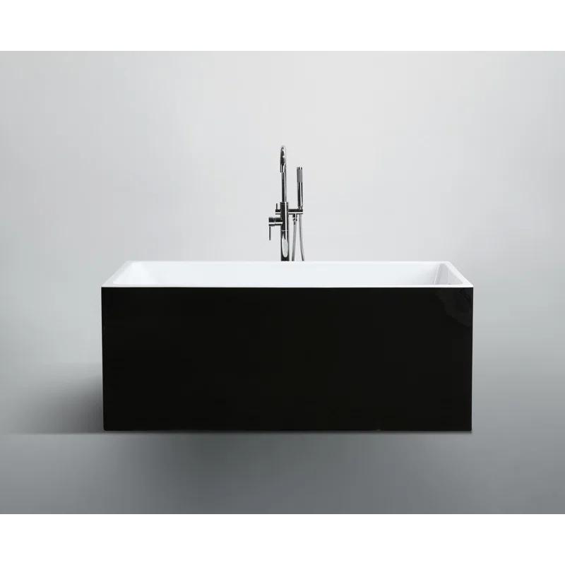 Bellaterra Home BA6813BL Toulouse 59.1'' x 29.5'' Freestanding Soaking Acrylic Bathtub