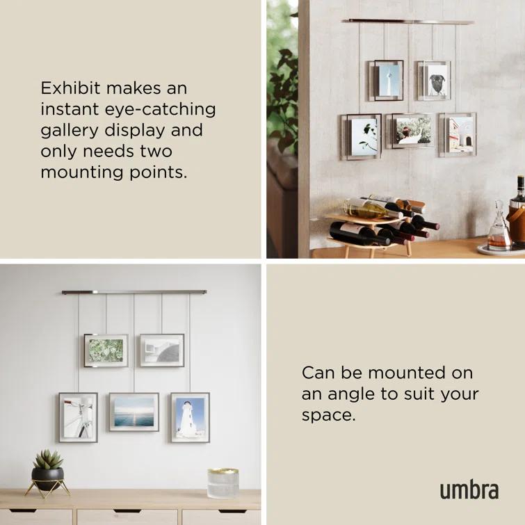 Umbra Exhibit 5-Photo Wall Hanging Picture Frames