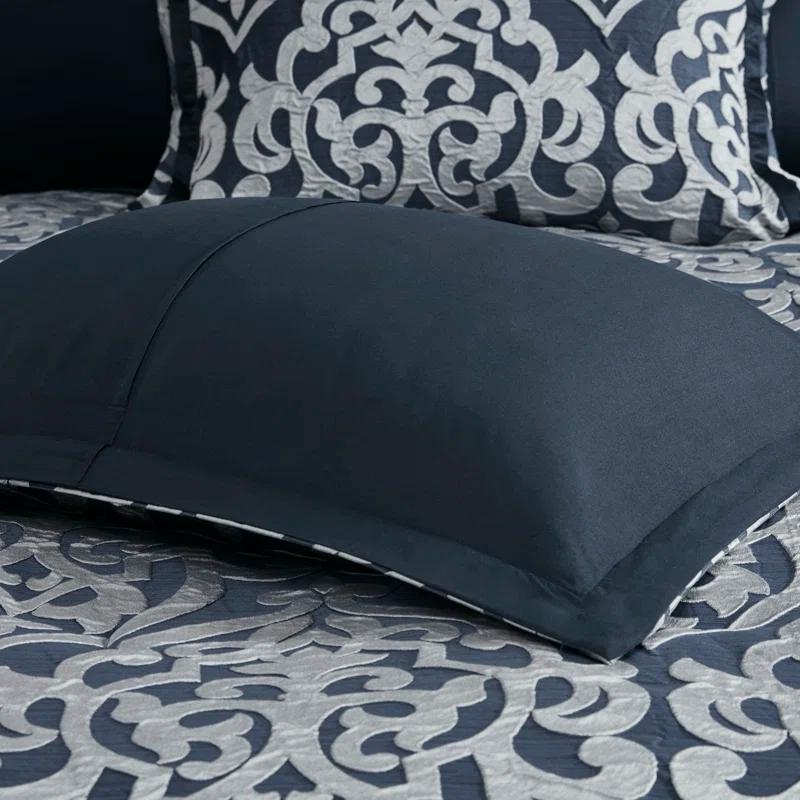 Madison Park Odette Jacquard 8 Piece Comforter Set & Reviews | Wayfair