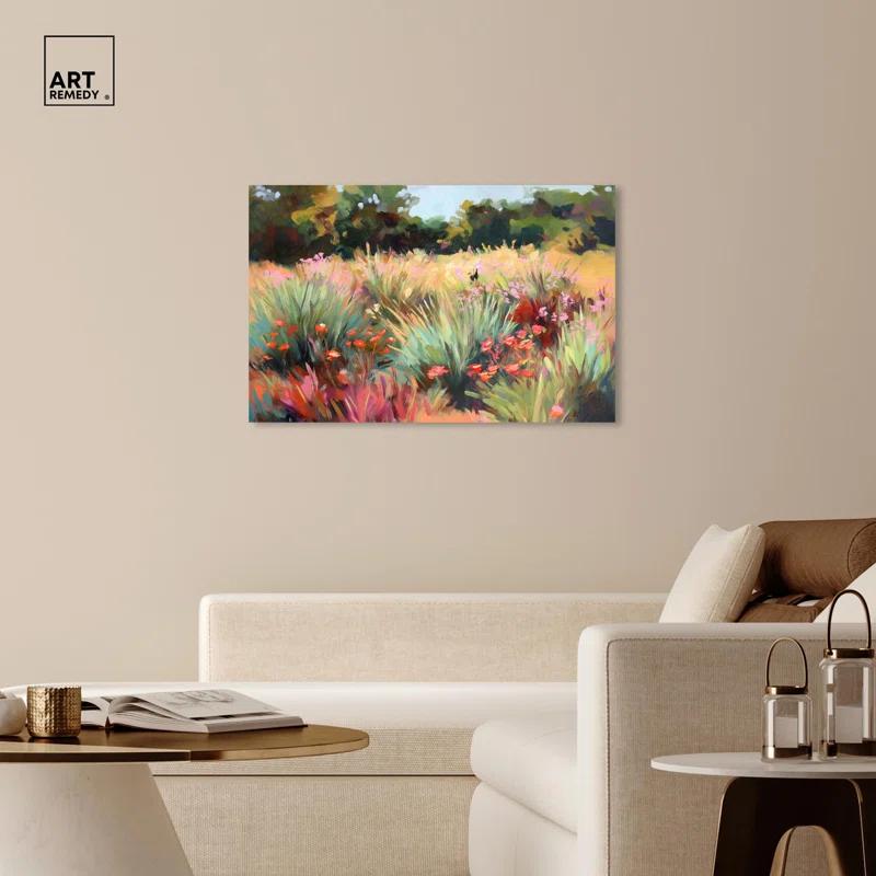 Art Remedy Rose Garden Harmony Canvas Classic Floral Art by Art Remedy