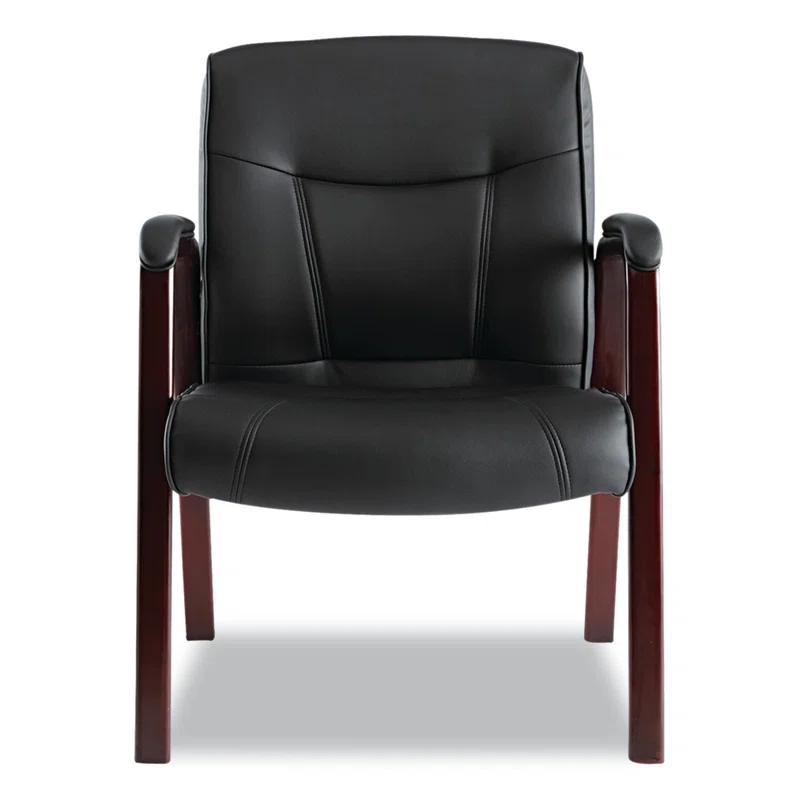 Alera® Waiting Room Chair with Wood Frame