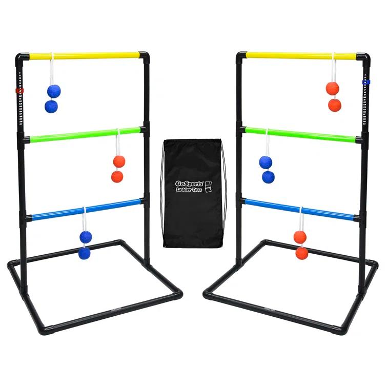 GoSports GoSports Indoor Outdoor Ladder Toss Game Set - Backyard Lawn Game - Rubber Bolos, Carrying Case and Score Trackers