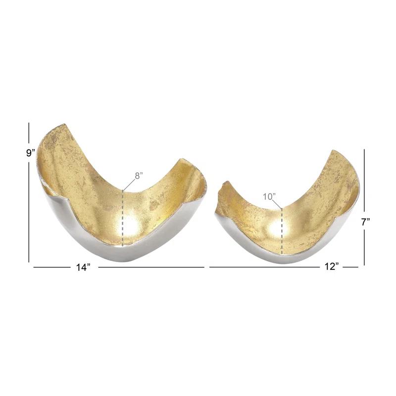 Mercer41 Borealis Aluminum Decorative Bowl 2