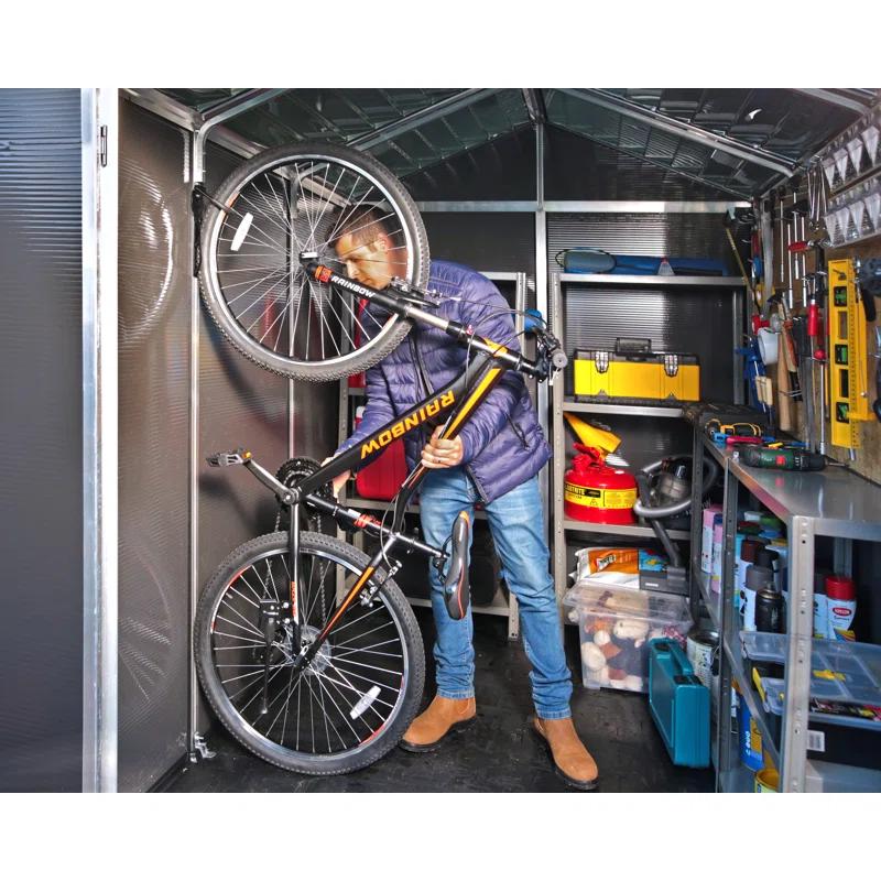 Canopia HG1086 Palram - Canopia Yukon Rubicon and Skylight Wall Mounted Bike Rack