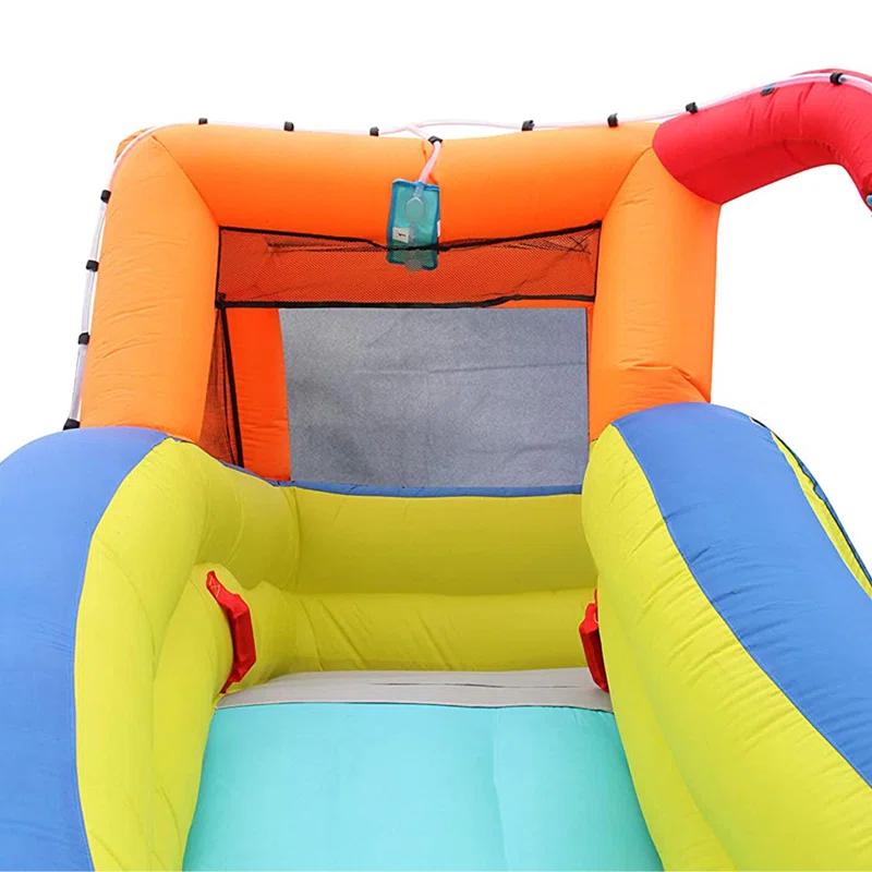 Banzai Banzai Aqua Sports Kids Inflatable Outdoor Backyard Water Slide Splash Park