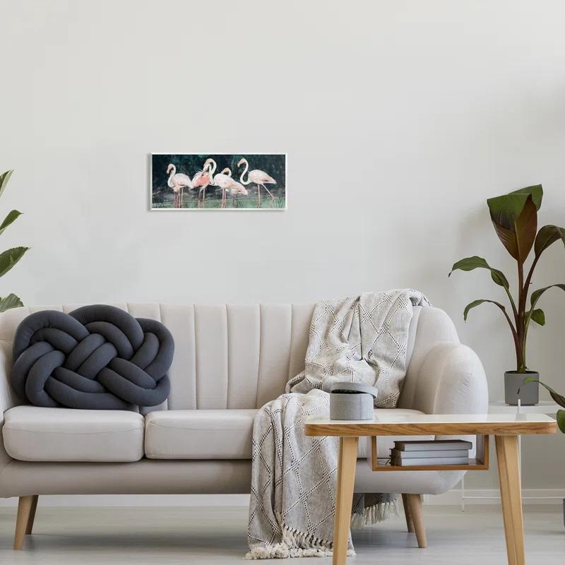 Stupell Industries " Flock Of Flamingos Tropical Waters "