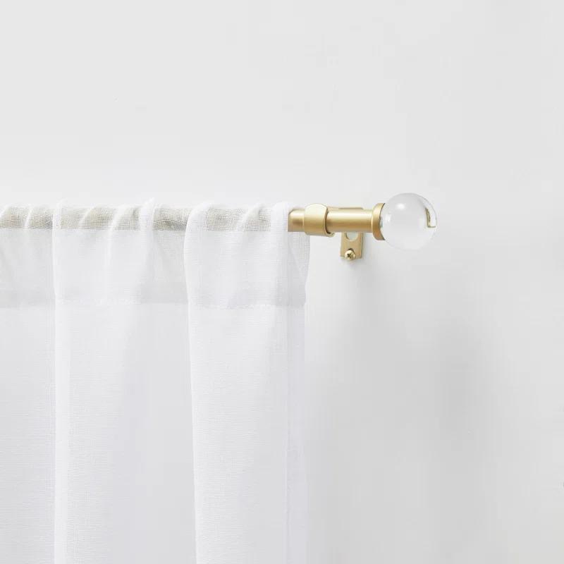 Martha Stewart Martha Stewart Beaufort Rod And Finial Set, 48'' - 86In