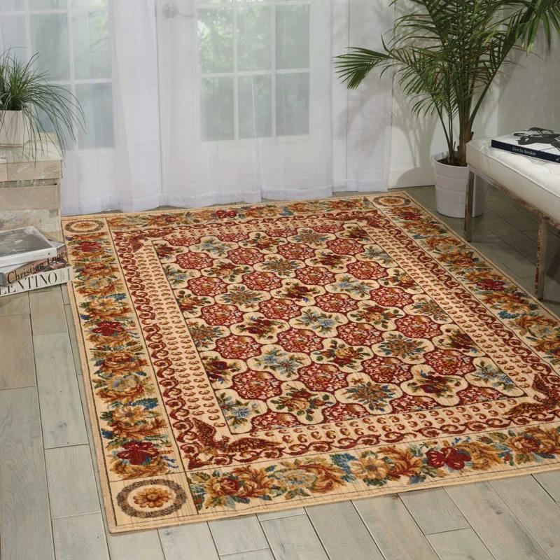 Darya Home Mathilde Traditional Multicolor Transitional Area Rug