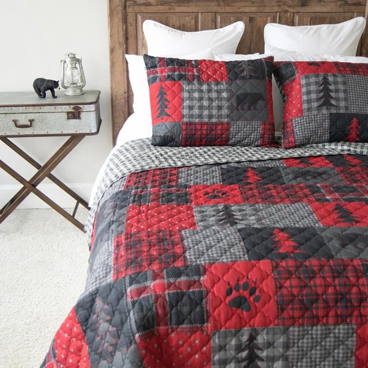 Donna Sharp Forest Quilted Patchwork Quilt