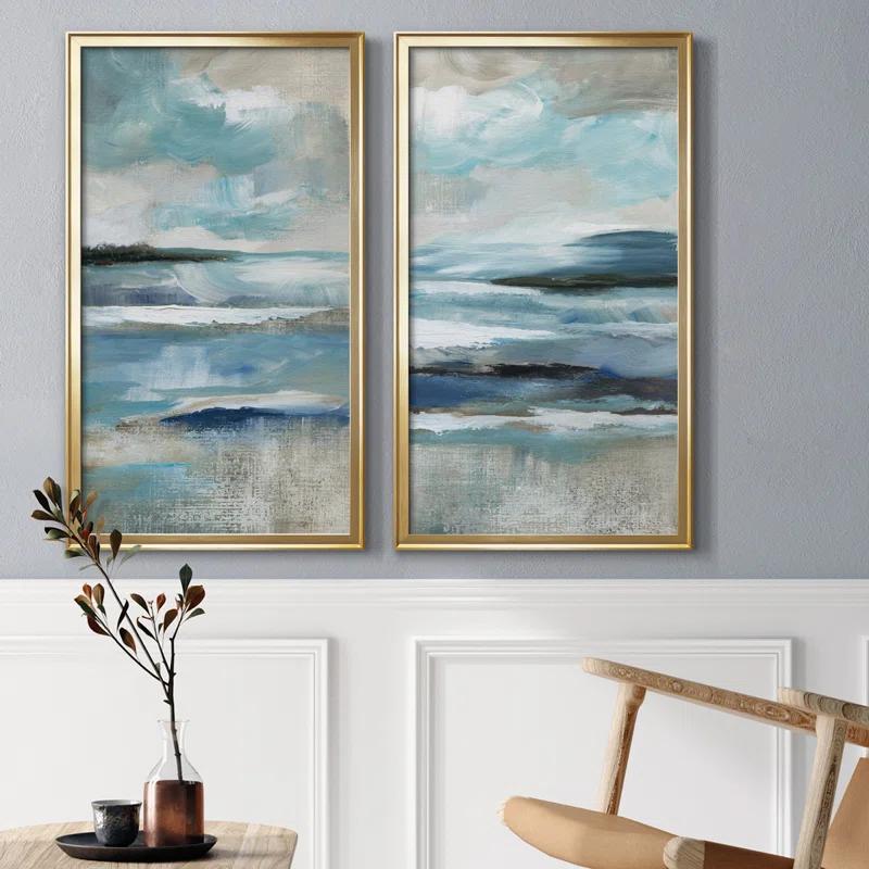 Wade Logan® " Distant Drama I " 2 - Pieces Painting Print (Set of 2)