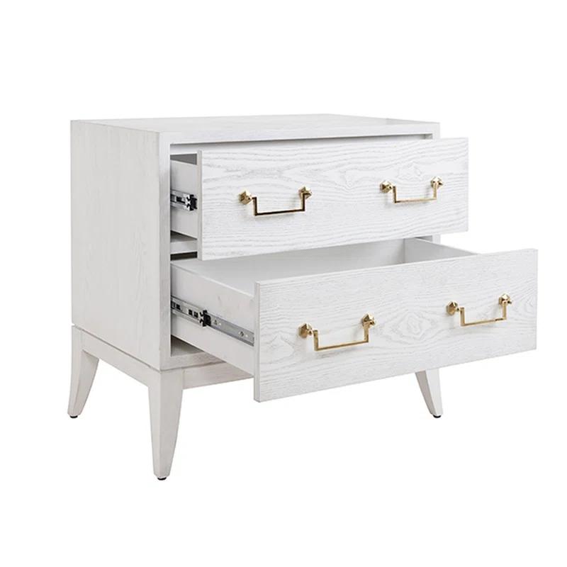 Worlds Away Kenna 30'' W Solid Wood Nightstand