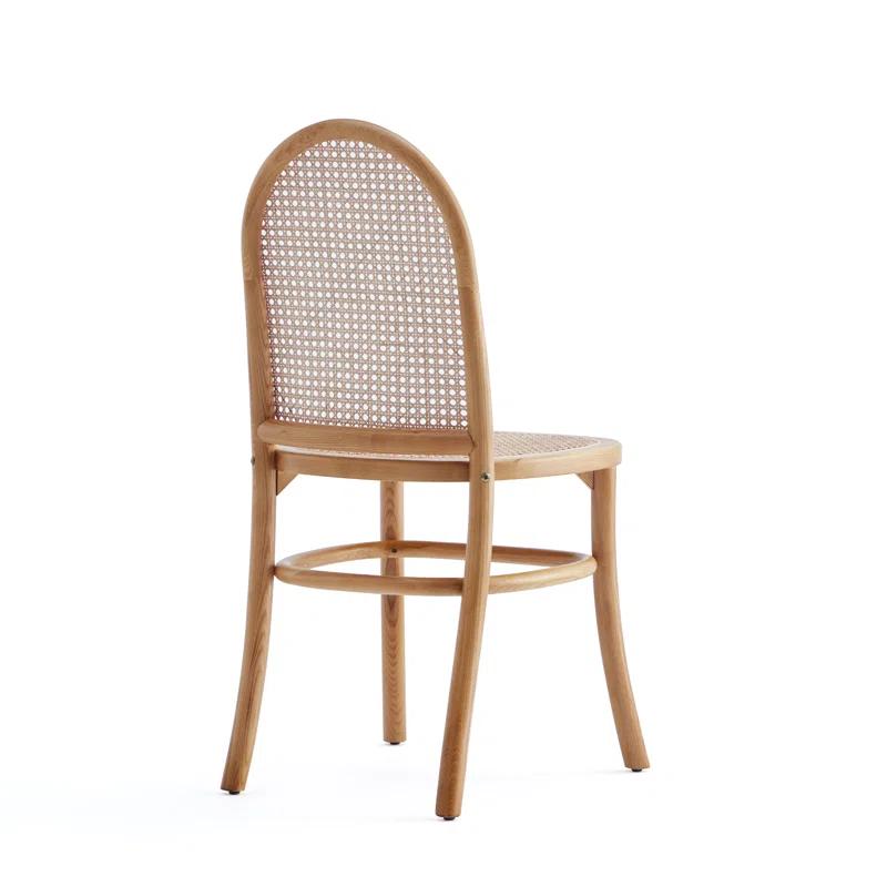 Manhattan Comfort Paragon Upholstered Solid Wood Side Chair (Set of 2)