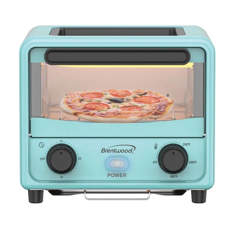 Winston Brands Mini Toaster Oven with Removable Non-Stick Griddle