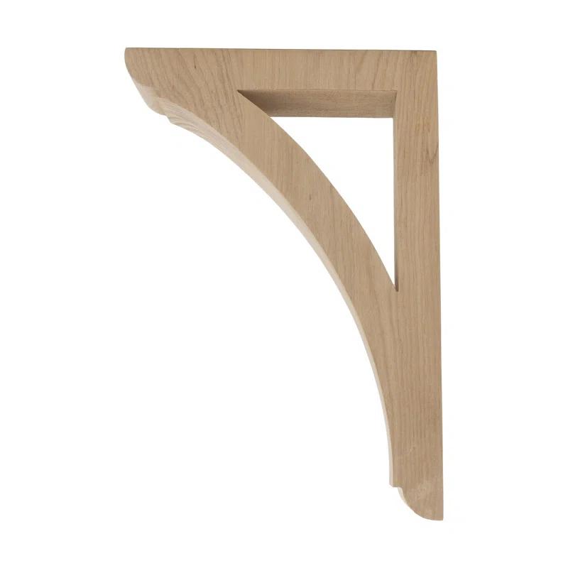 Architectural Products by Outwater L.L.C. 10 in x 1-7/8 in x 7 in Unfinished Small Solid Traditional Plain Wood Bracket Corbel