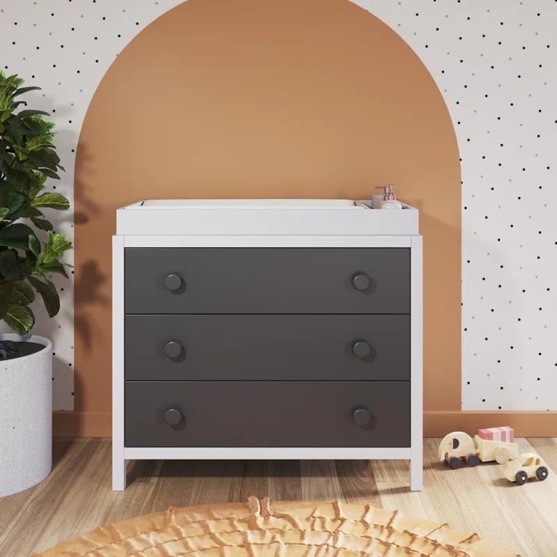 Orbit 42" Wide 3-Drawer Dresser