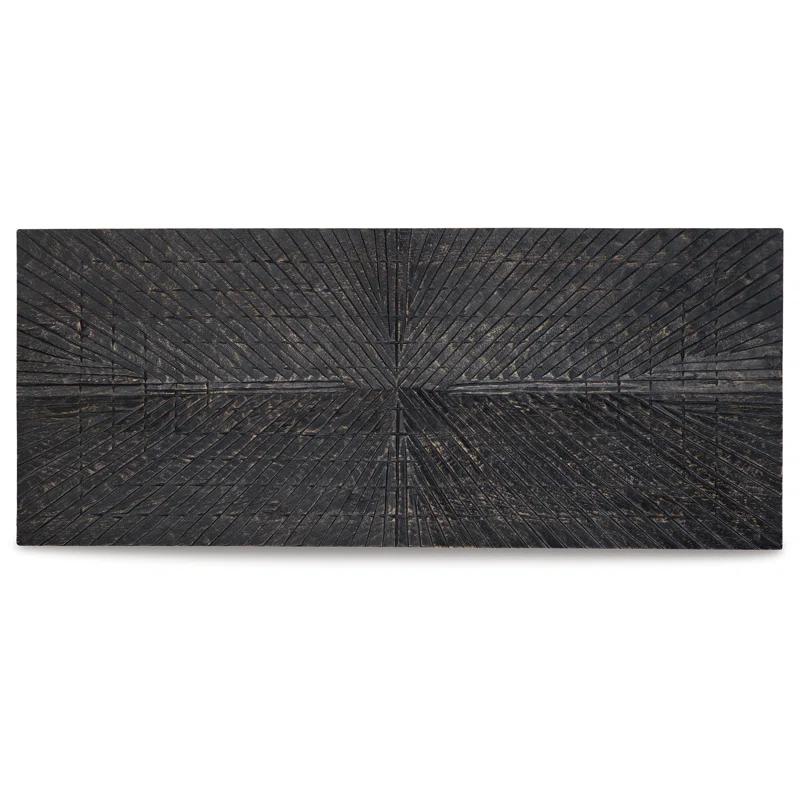 Millwood Pines Aseeb Abstract Wall Decor on Solid Wood