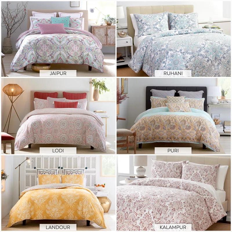 Percale Weave Reversible Comforter Set - Puri
