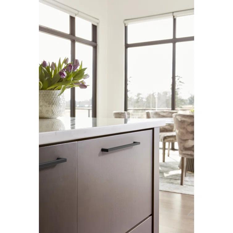 Amerock Monument 10-1/16 inch (256mm) Center-to-Center Matte Black Cabinet Pull