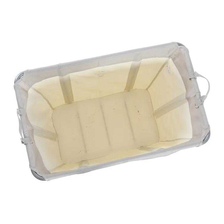 Household Essentials Rolling Laundry Hamper with Handles