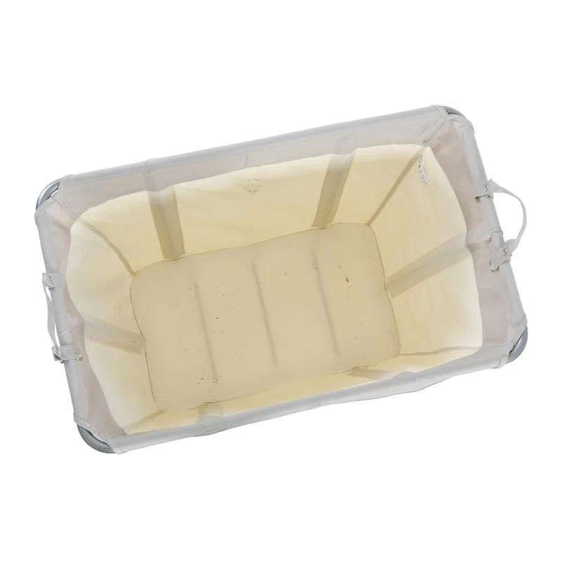 Household Essentials Rolling Laundry Hamper with Handles