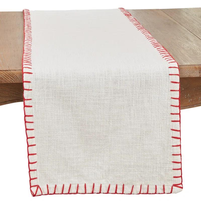 Birch Lane™ Abron Chunky Whip Stitch Table Runner