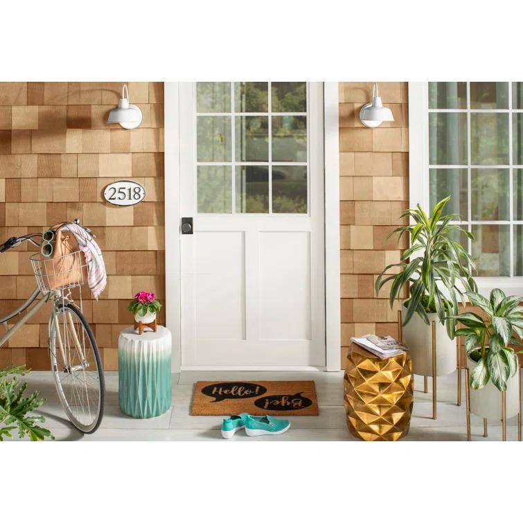 Stacia Round Metal Mid Century Indoor Pot Planter Set