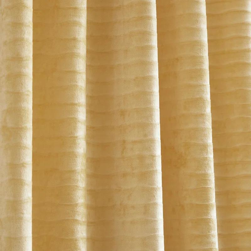 Martha Stewart Martha Stewart Wave Embossed Curtain Panel Pair (Set of 2)