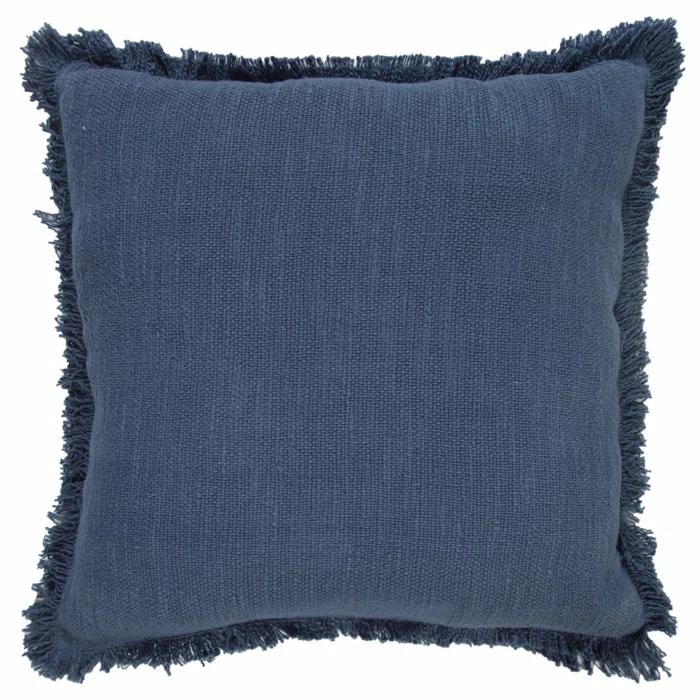 Anaya Fringed Feather Throw Pillow