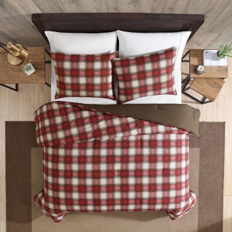 Eddie Bauer Eddie Bauer Navigation Plaid Cotton Reversible Comforter Set