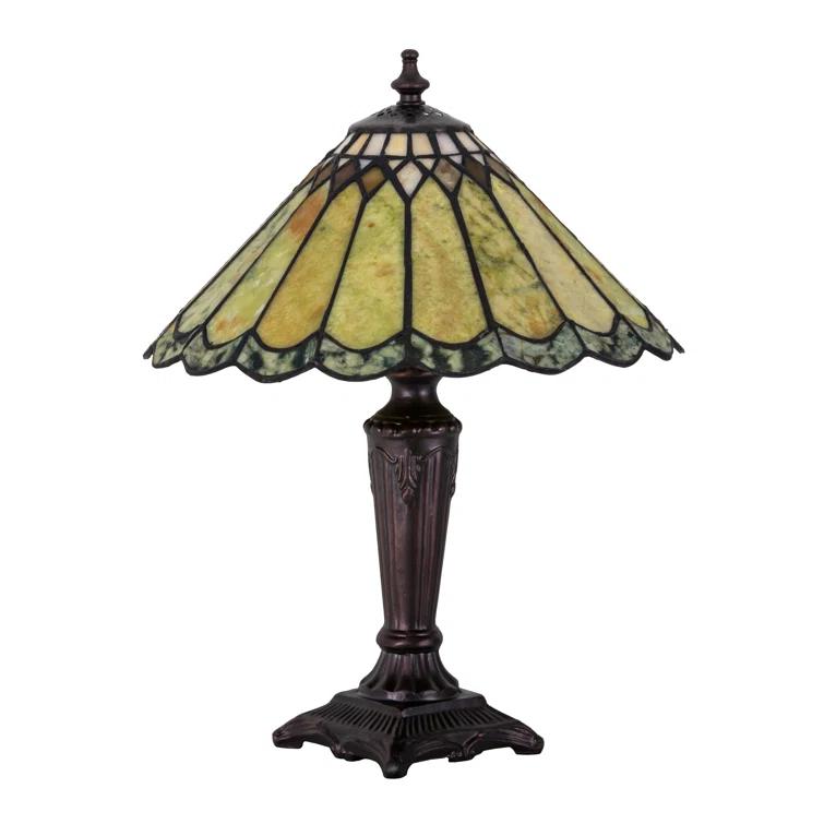 Meyda Home Indoor Bedroom Decorative Lighting 15.5""H Jadestone Carousel Accent Lamp