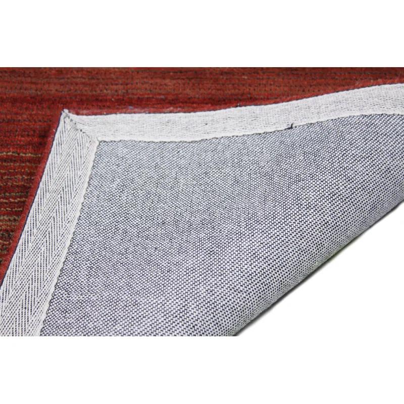 Darya Home Waldo Collection Contemporary Solid Area Rug Rust