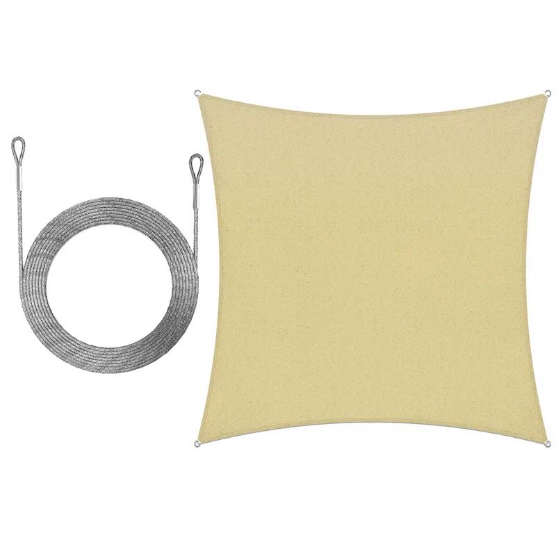 Colourtree Customize Waterproof 14' x 14' Square Sun Shade Sail