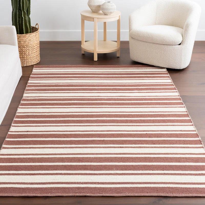 Frenshe Interiors x Rugs USA Frenshe Interiors x Rugs USA Bowery Striped Wool Area Rug