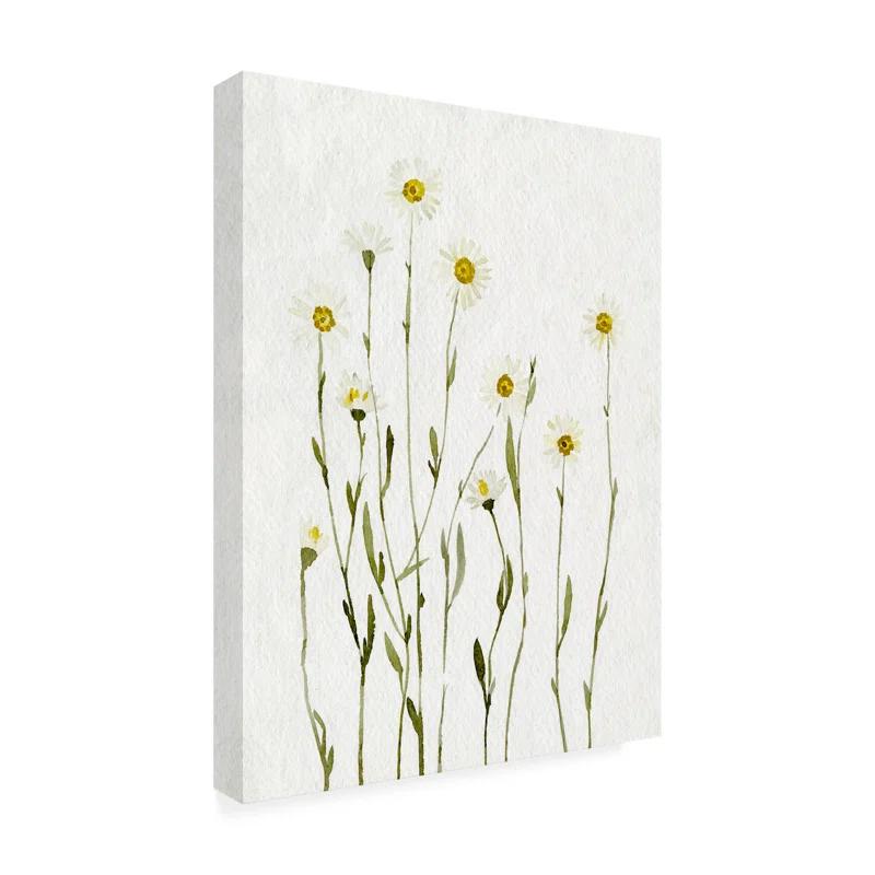 Red Barrel Studio® " White Antique Daisies I " by Emma Caroline