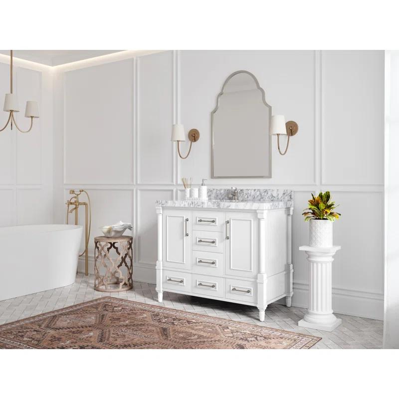 Willow Collections Aberdeen 42'' Single Bathroom Vanity with Quartz Top