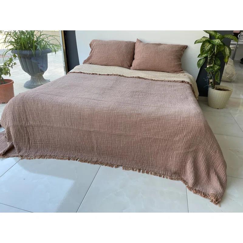 sussexhome Muslin Cotton Coverlet