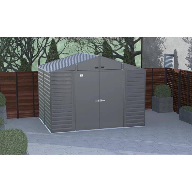 Arrow 10 ft. W x 12 ft. D Metal Storage Shed