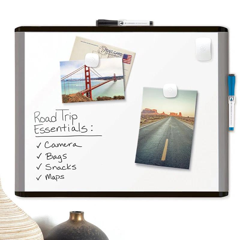 U Brands Wall Steel Magnetic Mini - Up To 2' Whiteboard