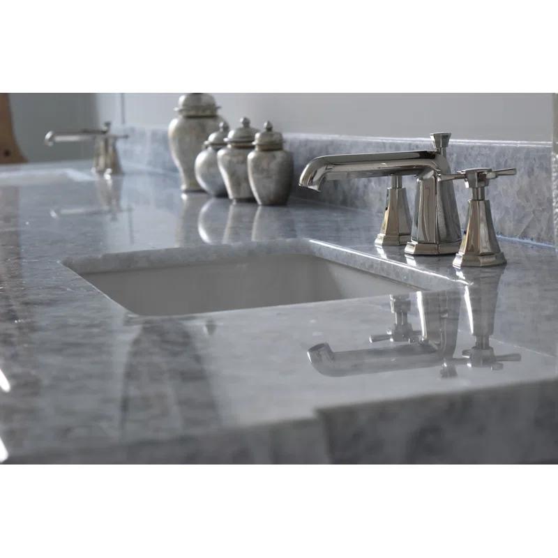 Perrin & Rowe U.3142X-APC-2 Deco Widespread Lavatory Faucet