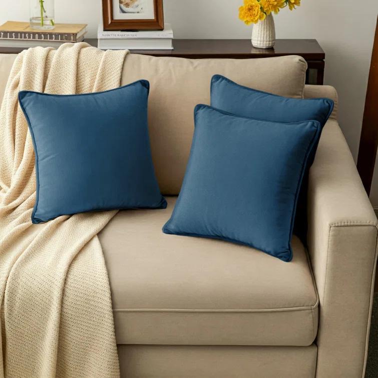 A1 Home Collections LLC Velvet Pillow Cover (Set of 2)