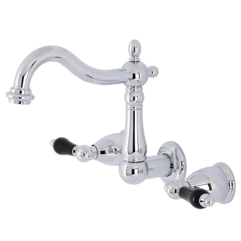 Kingston Brass Duchess Two-Handle Wall Mount Bathroom Faucet