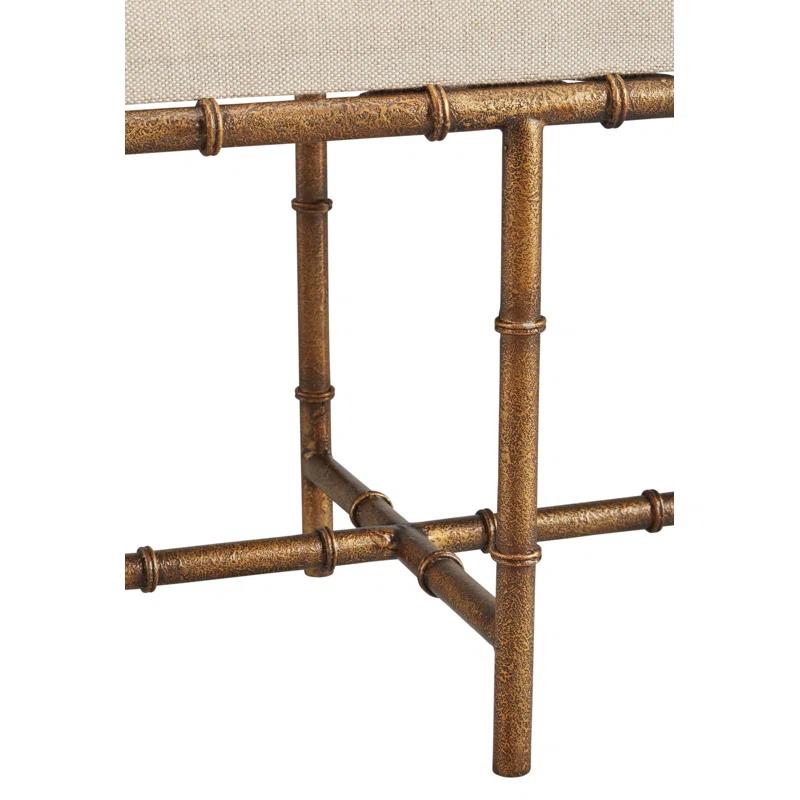 Furniture Classics Anubis Linen Blend Upholstered Bench