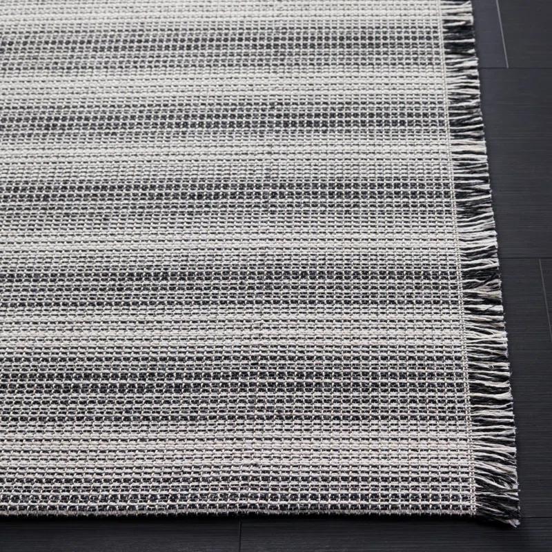 Gracie Oaks Leiner Performance Striped Rug