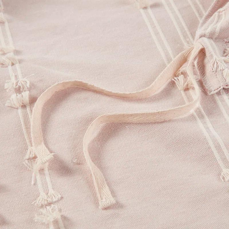 INK+IVY 3 Piece Cotton Jacquard Bedding Set