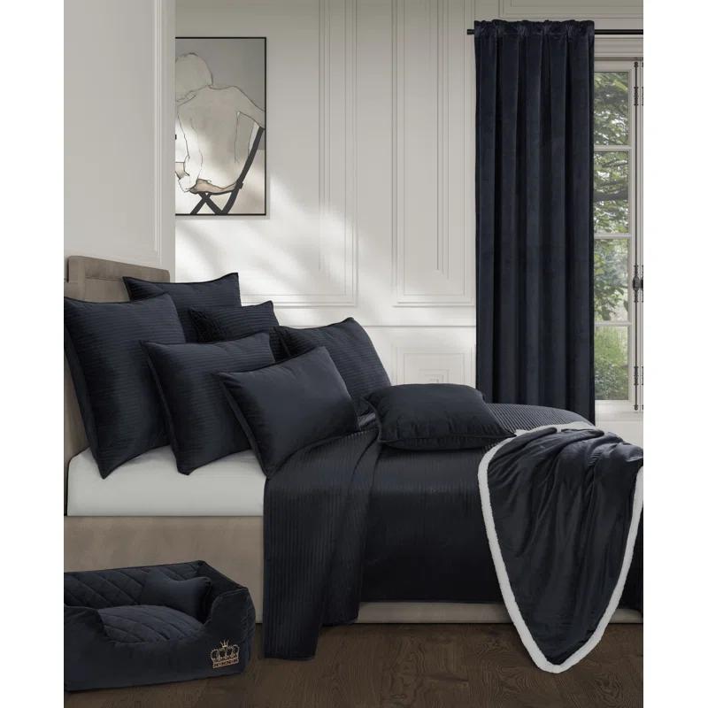 Five Queens Court Toulhouse Straight 20" Square Decorative Throw Pillow Cover