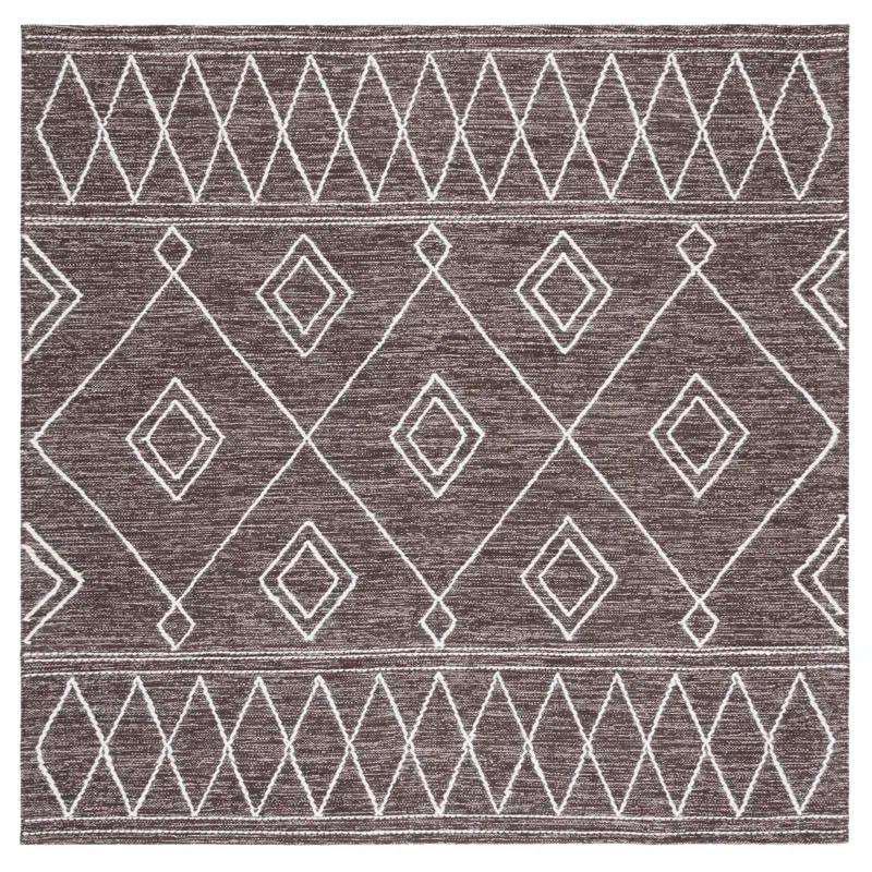 Steelside™ Holtby Southwestern Handmade Flatweave Brown/Ivory Area Rug