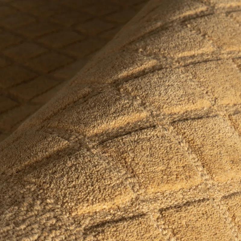 Latitude Run® Fritz Checkered Wool Area Rug